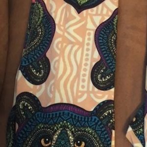Lularoe kids l/xl mosaic bear leggings